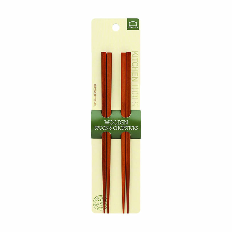 Bộ 2 Đôi Đũa Chiên Bằng Gỗ Rose Wood Dài 33cm - F00093, , large image number null